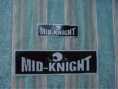 MID-KNIGHT髑髏ステッカー(大or小)